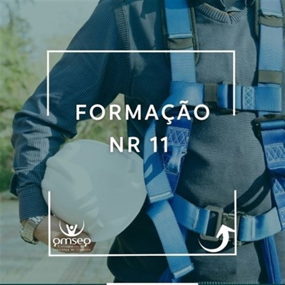 FORMAÇÃO- NR 11-