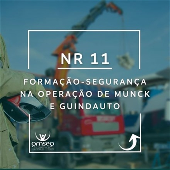 Formação - NR 11 - Segurança na Operação de Munck e Guindauto